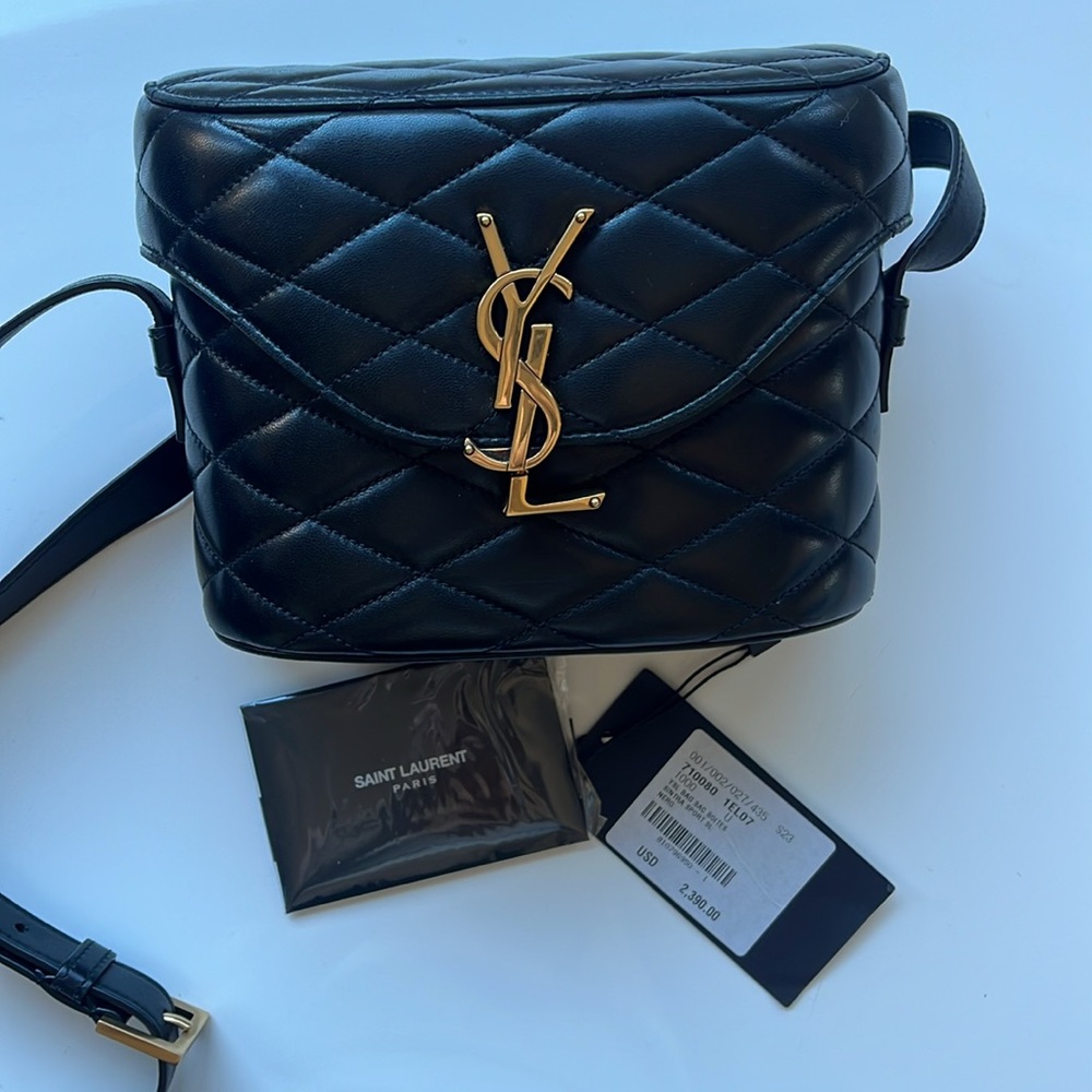 ✨ Saint Laurent June makeup Box Bag in Quilted Lambskin - Used Once! ✨